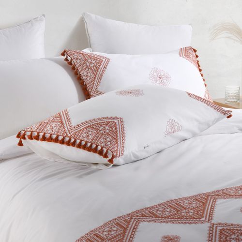 Dreamaker Liberty 100% Cotton Quilt Cover Set Rust Queen Bed - Bunnings ...
