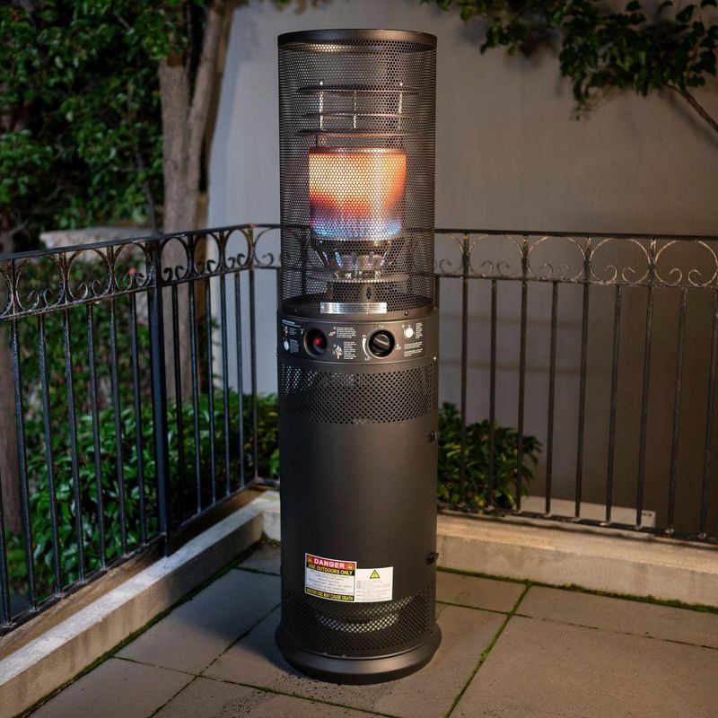 Short Black Area Heater | Mimosa