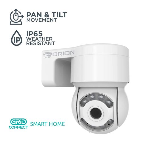 Orion Grid Connect Smart 3MP Outdoor Pan And Tilt Security Camera ...