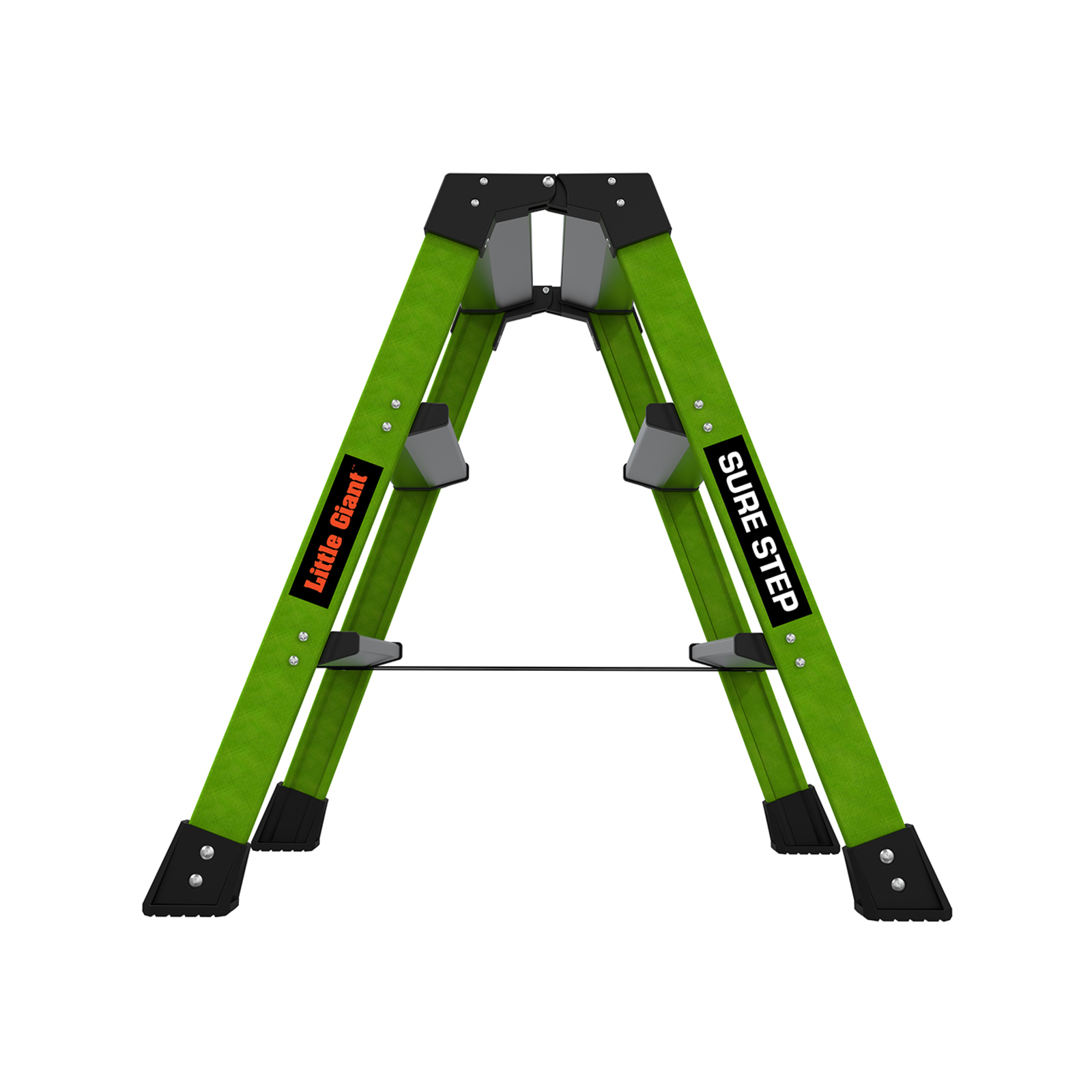 Little Giant 0.66m 3 Step 150kg Fibreglass Double Sided Sure Step ...