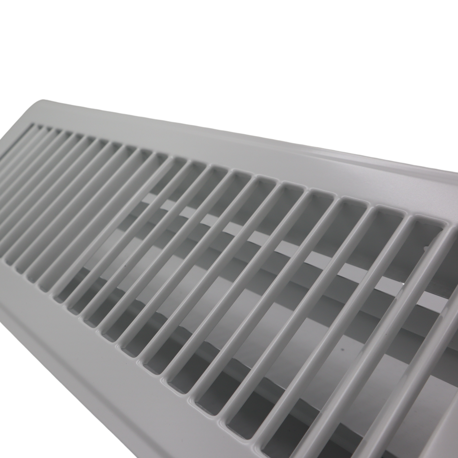 Accord 10 x 30cm White Metal Louvered Floor Vent - Bunnings Australia