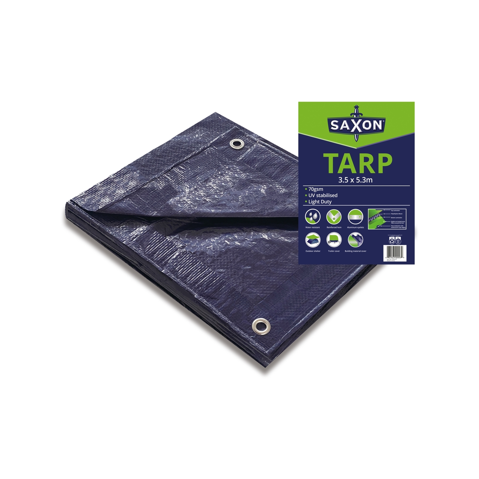 3.25 x 5.3m 70gsm Light Duty Tarpaulin Bunnings Australia