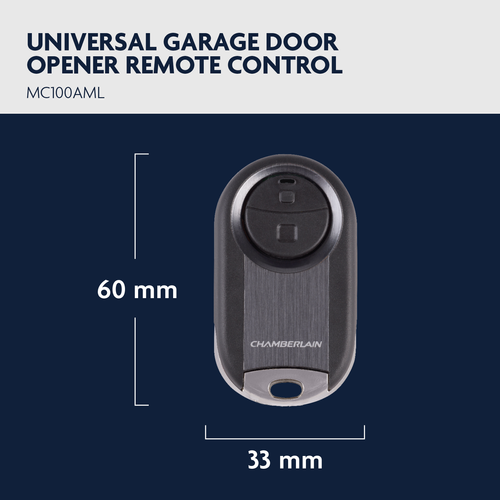 Chamberlain Universal Key Ring Two Button Remote Control For Garage ...