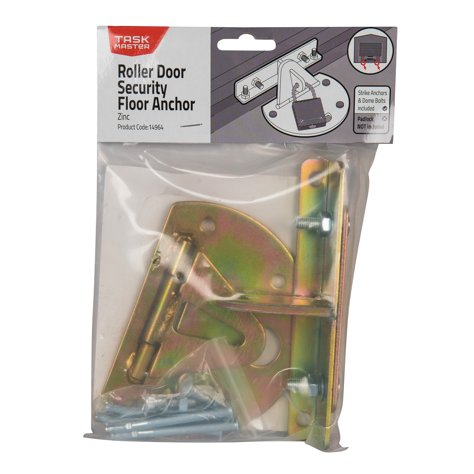 Taskmaster Zinc Plated Garage Door Anchor - Bunnings New Zealand