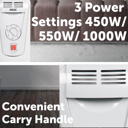 Click 1000W 5 Fin Oil Heater Bunnings Australia