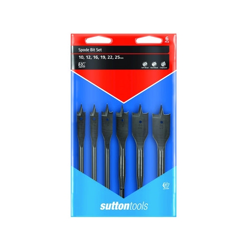 Sutton Tools 6 Piece Spade Bit Set - Bunnings New Zealand