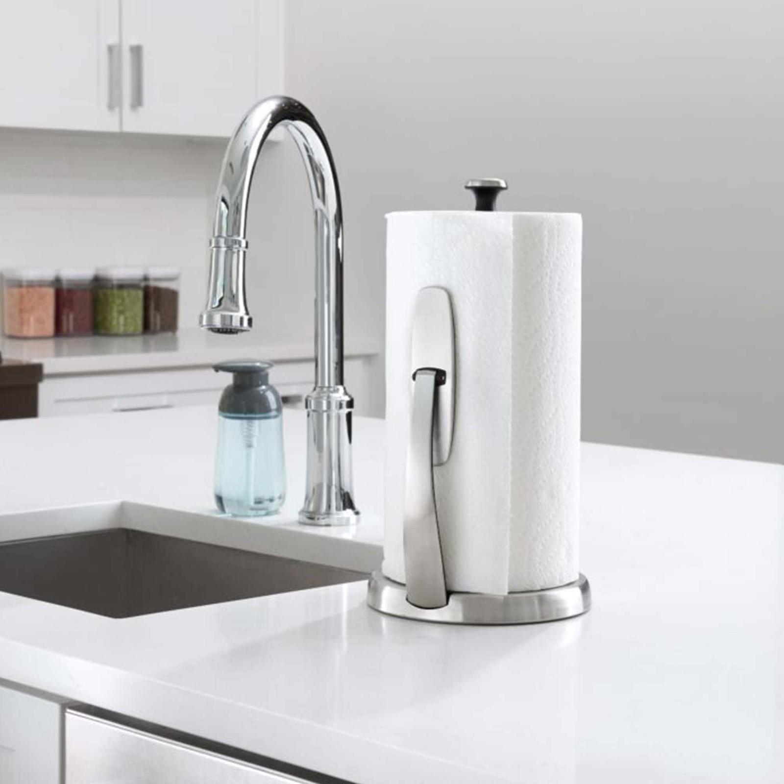 Oxo Good Grips SimplyTear Paper Towel Holder Stainless Steel Bunnings Australia