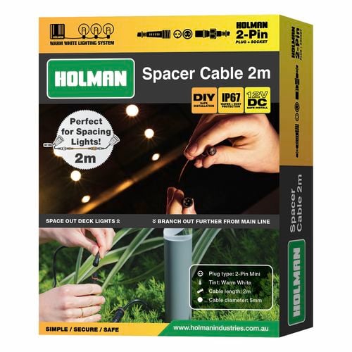 Holman 2m Warm White Garden Light Spacer Cable Bunnings Australia