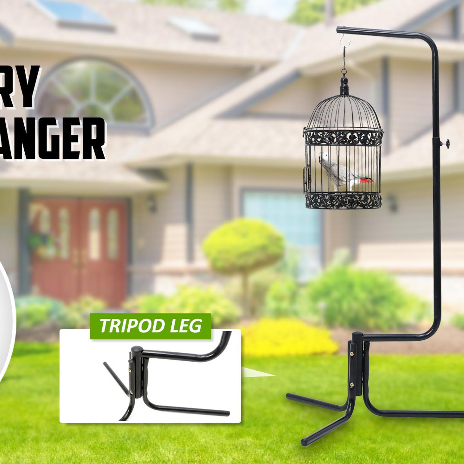 Gallery Detail: Paw Mate Bird Cage Hanger Stand Parrot Aviary Solo 160Cm