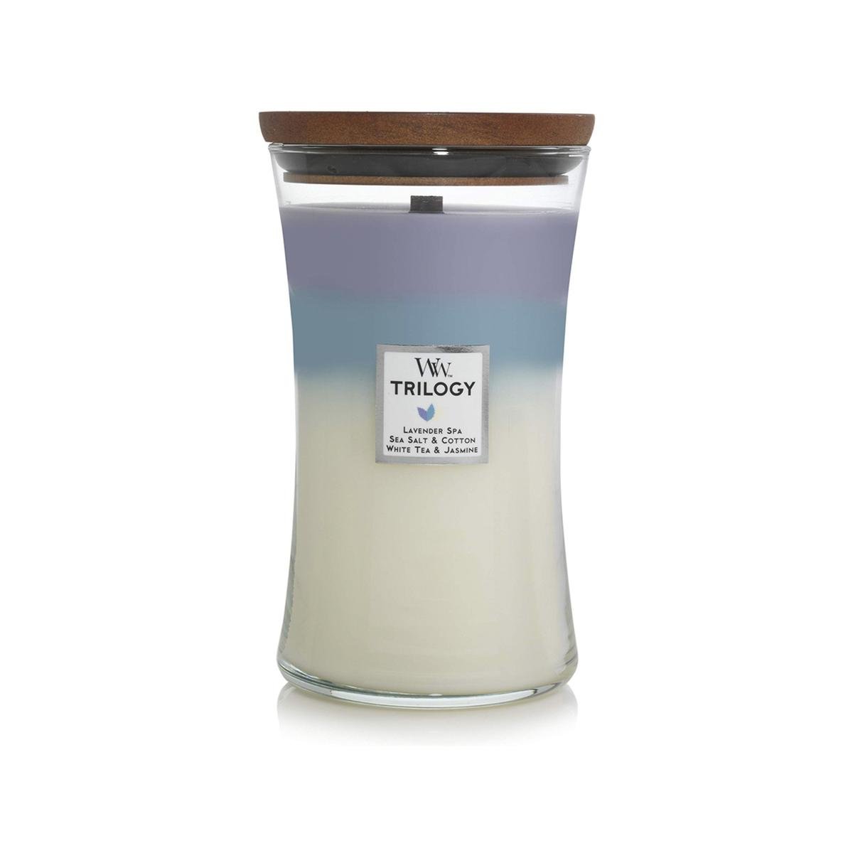 WoodWick Calming Retreat Trilogy Scented Crafted Candle Glass Jar Large