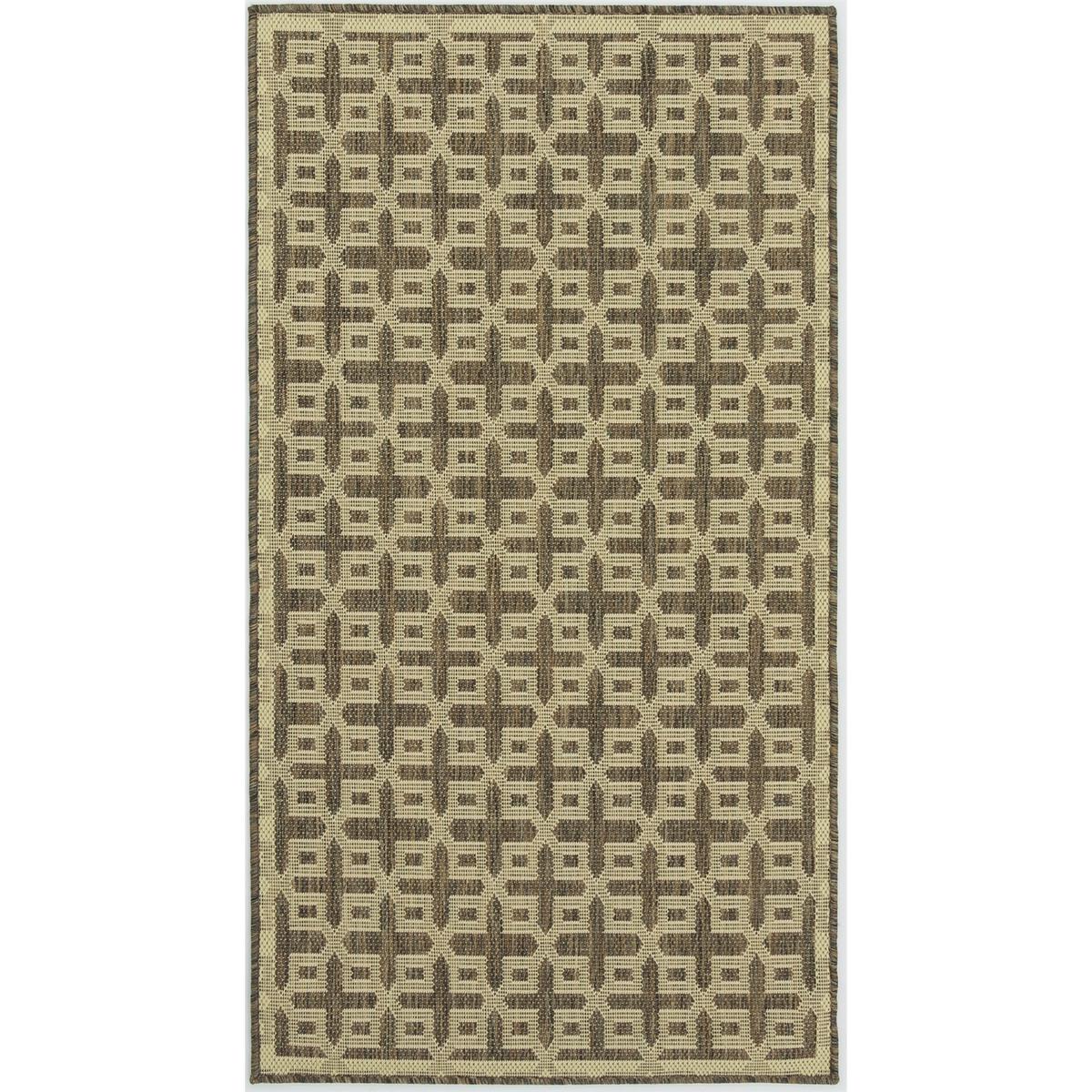 Hufflett 80 x 150cm Silver Hatch Ceduna Polypropylene Flat Weave Rug ...