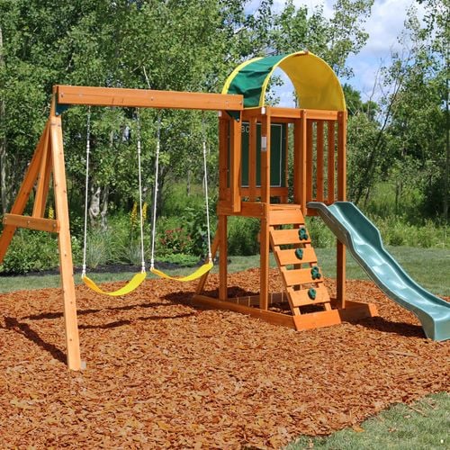 Kids swing hot sale set bunnings