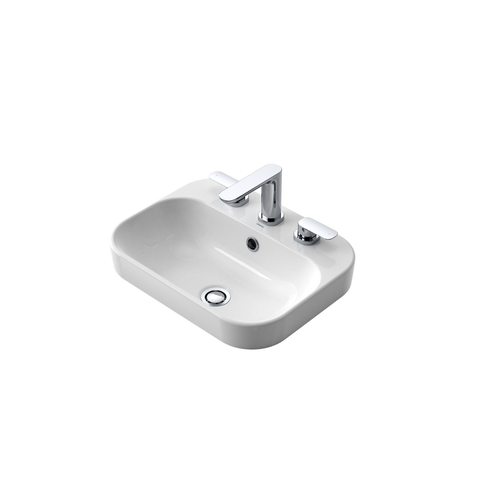 Caroma Luna Inset Basin With 3 Tap Holes Bunnings Australia Caroma Luna Inset Basin With 3 Tap Holes Bunnings Australia
