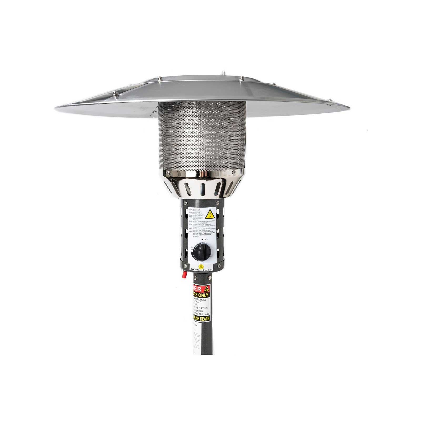 Jumbuck Charcoal Gas Patio Outdoor Heater - Bunnings Australia