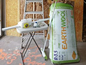 DIY Step Image - How to insulate a ceiling . Blob storage upload.