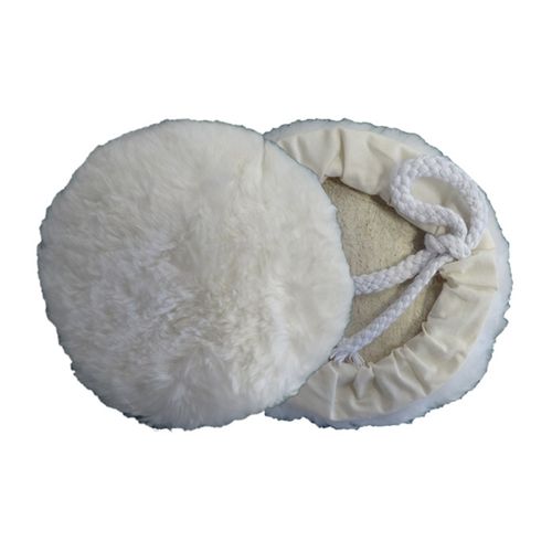 BOSCH Lambswool Bonnet Soft Polishing Polishers Clean Buffing Pad for