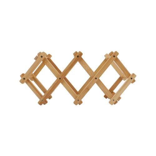 Bamboo Foldable Wine Bottle Holder - Bunnings Australia