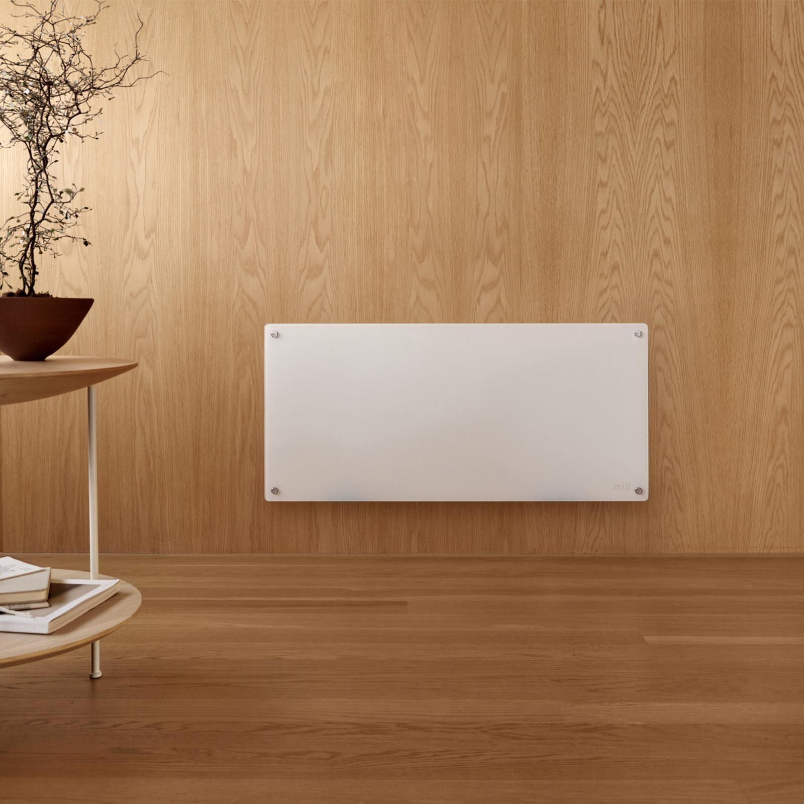 Mill 900W Smart Wi-Fi Glass Panel Heater - Bunnings Australia