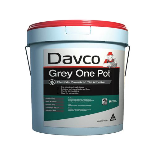 Davco 1L Grey One Pot Premixed Tile Adhesive - Bunnings Australia