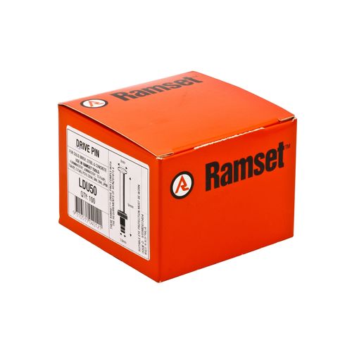 Ramset 3.8 x 50mm Nail Gun Drive Pins - 100 Pack - Bunnings Australia