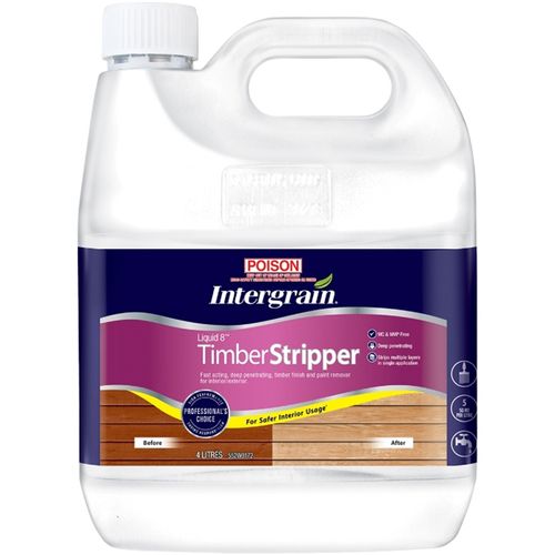 Intergrain 4L Liquid 8 Timber Stripper - Bunnings Australia
