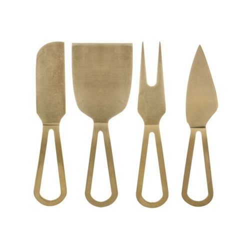 Orson Cheese Knife Set 4pc | Gold main image 1