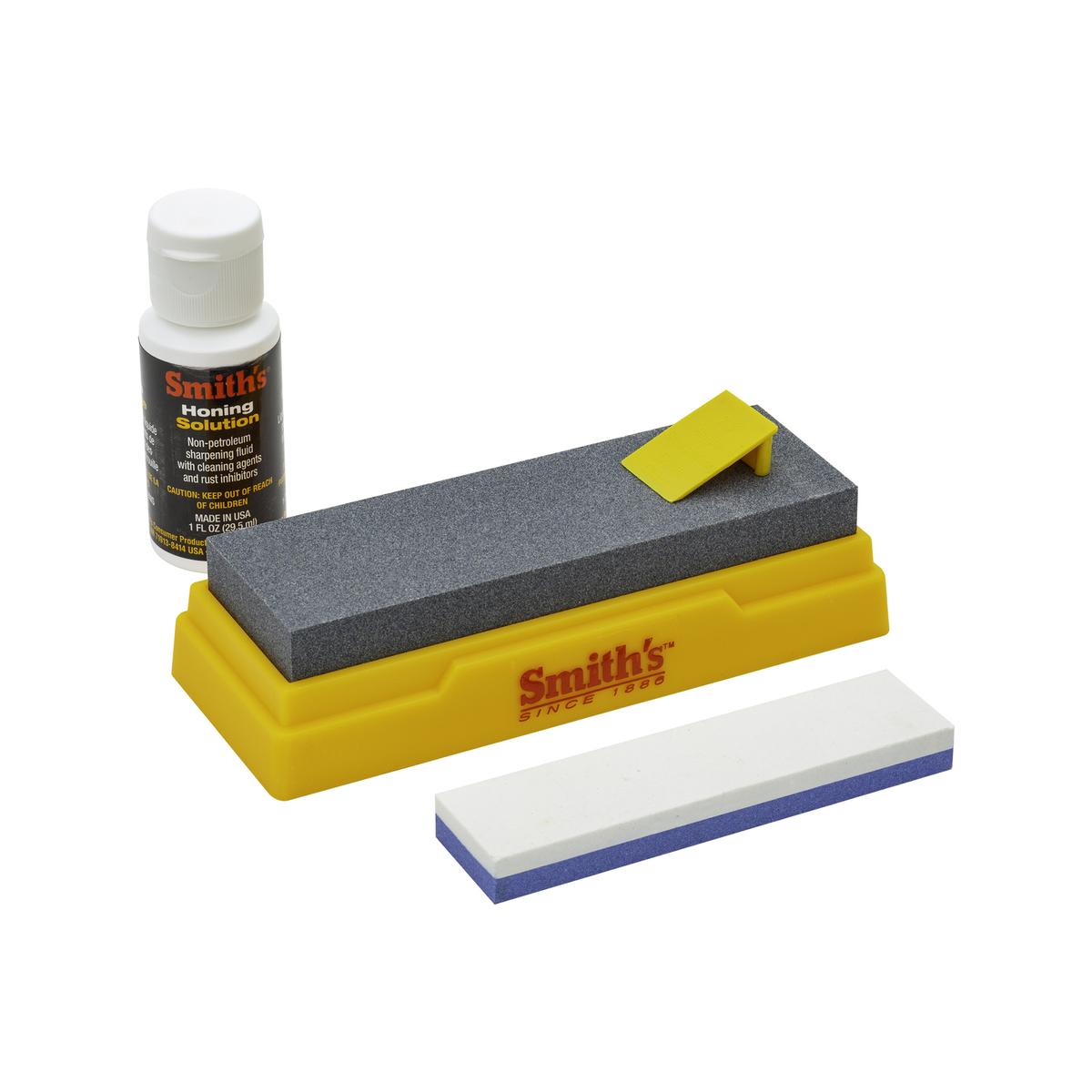 Smith's Combination Bench Stone Kit Includes Honing Solution - Bunnings ...
