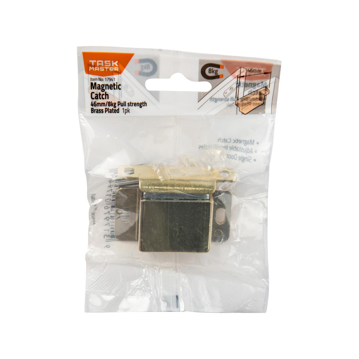 Taskmaster 46mm 8kg Brass Magnetic Catch - Bunnings Australia