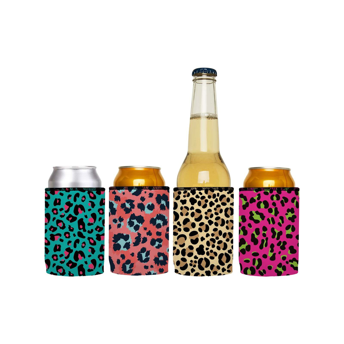 Stubbyz Animal Print Stubby Cooler 4-Pack Slim - Bunnings Australia