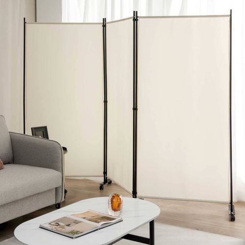 Costway Folding Privacy Screen 1.8×2.6M - Bunnings Australia