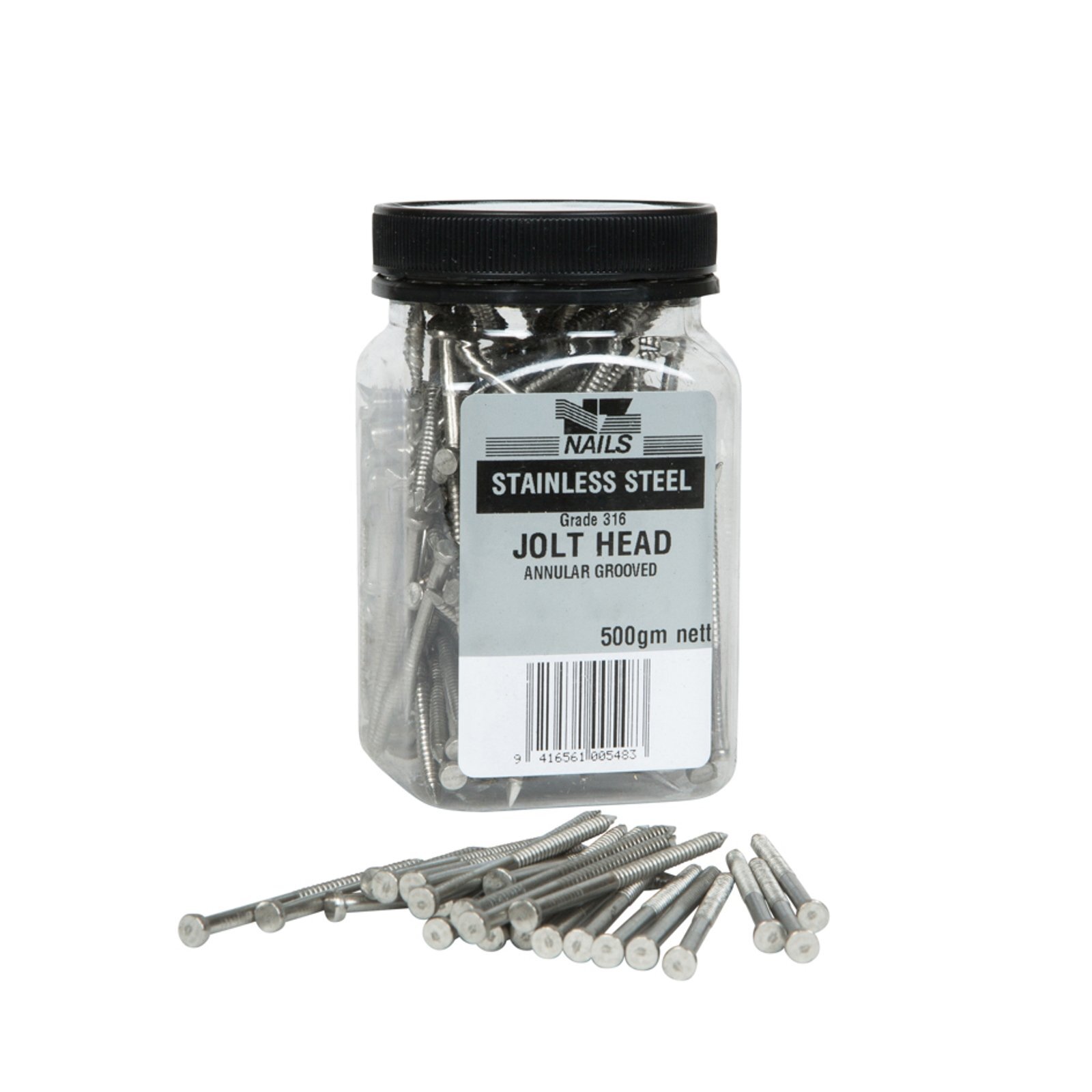 NZ Nails 90 X 4mm 500g 316 Stainless Steel Jolt Head Nail Bunnings 