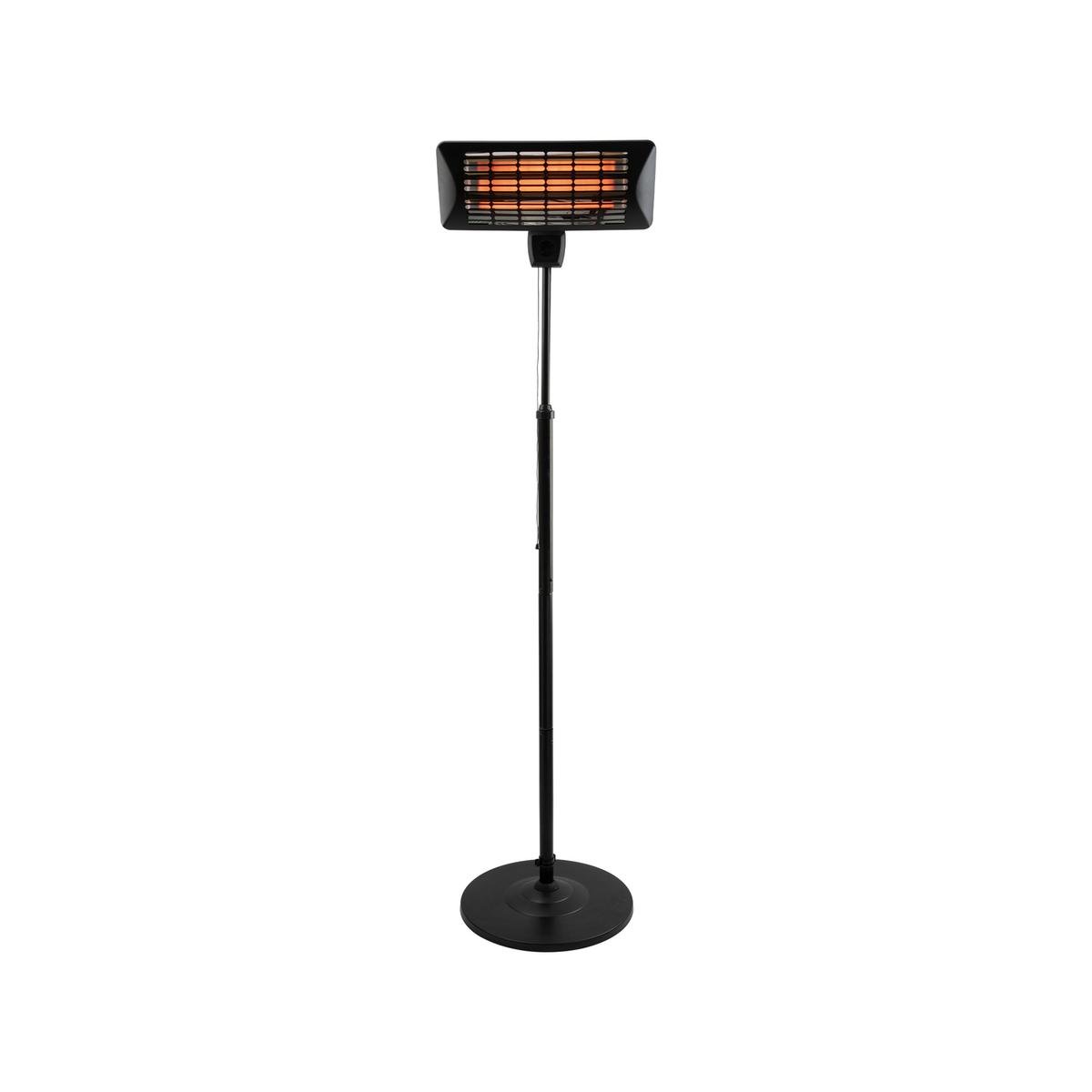 Jumbuck 2000W Black Matte Radiant Patio Heater - Bunnings Australia