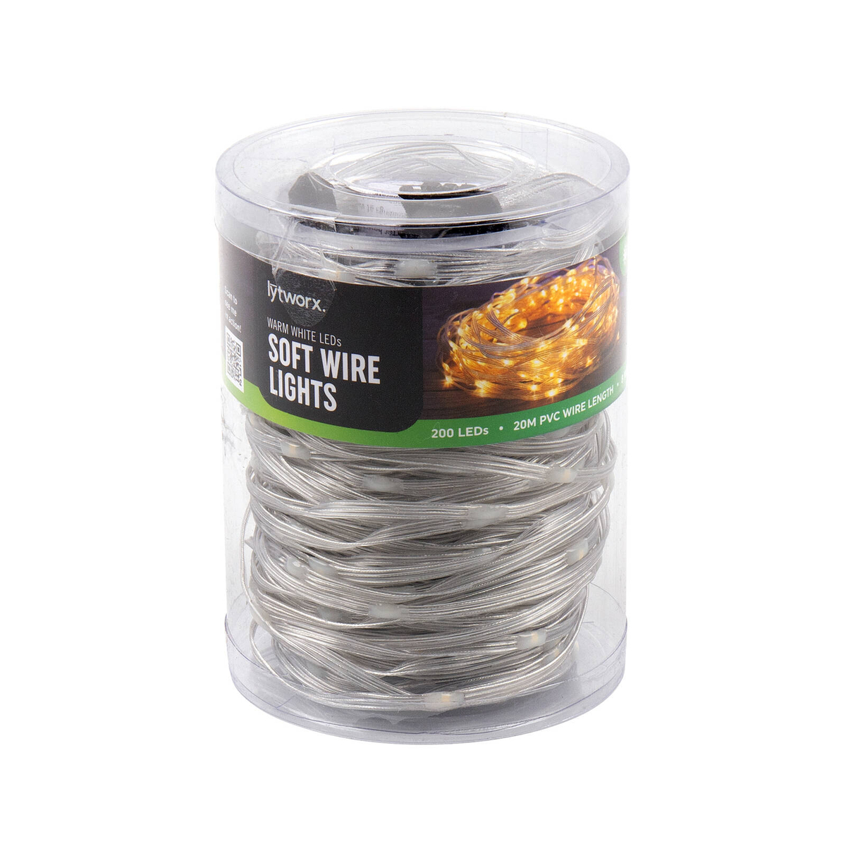 Lytworx 20m Solar Warm White Soft Wire String Light - Bunnings Australia