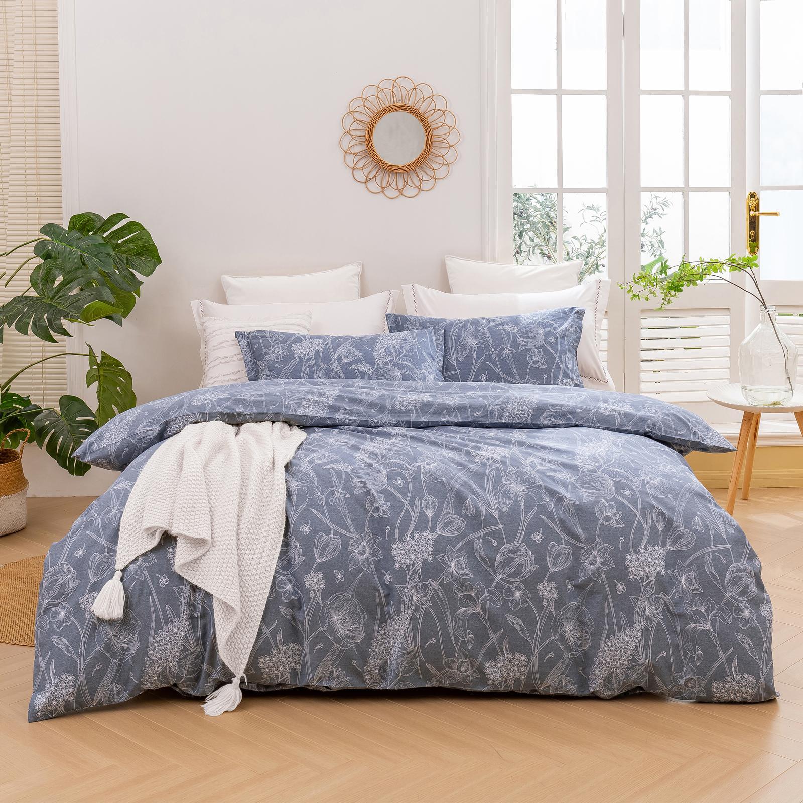 100% Cotton BAZAAR Quilt Cover Set - Eurocases Cushion, Single/Double/Queen/King, Moroccan Style 7 thumbnail image