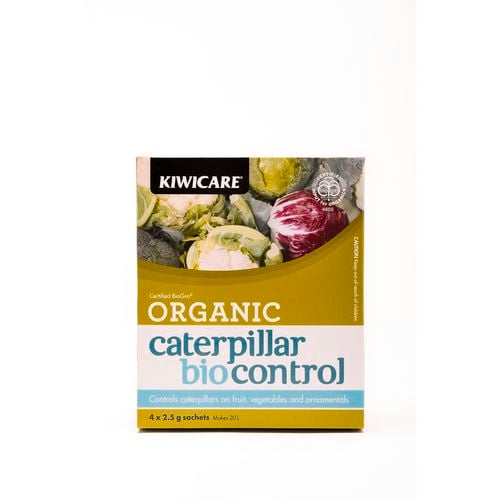 Kiwicare 4 x 2.5g Organic Caterpillar Bio Control Bunnings New Zealand