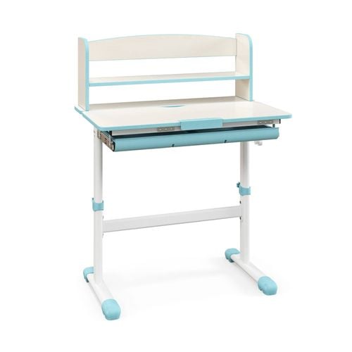 costway-kids-study-desk-height-adjustable-w-scale-ruler-bookshelf