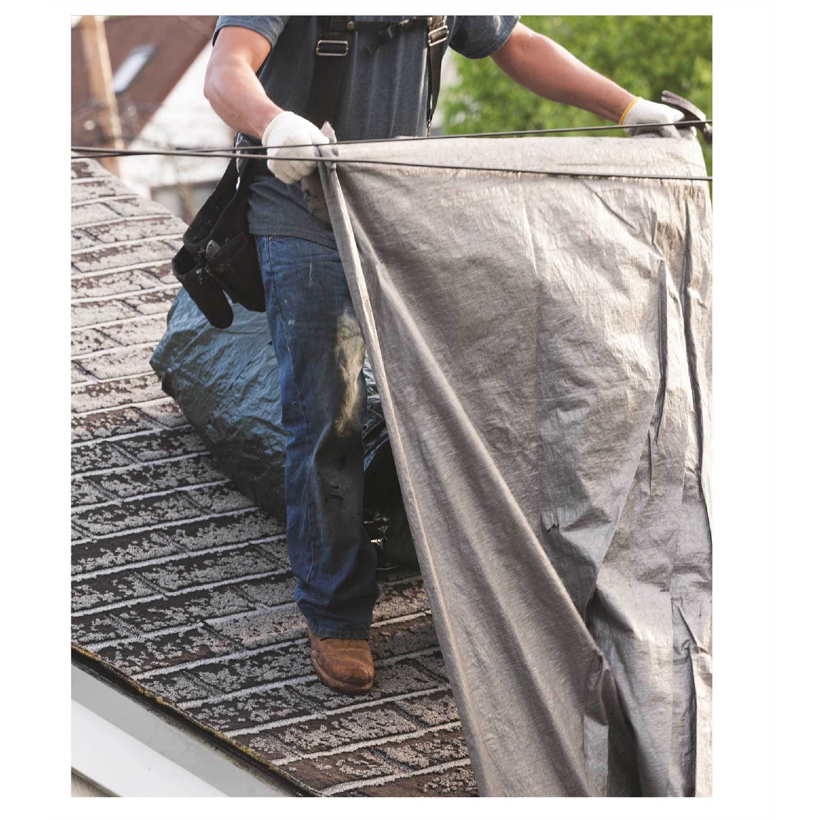 Polytuf 30.4 x 30.4m Extra Heavy Duty Tarpaulin Bunnings Australia