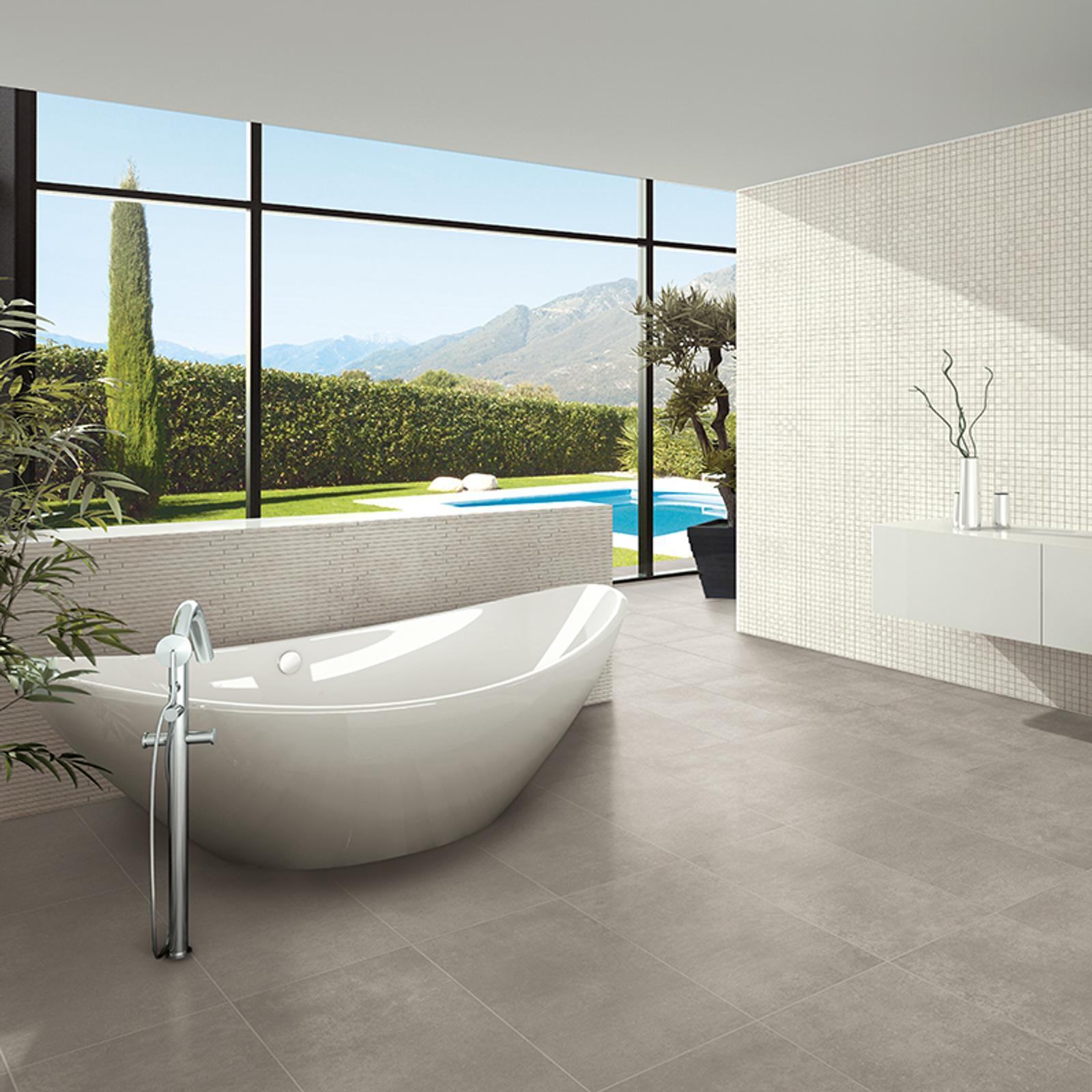 SIGNORINO 300 x 600mm Sfumato Cenere Porcelain Tile - Carton of 7 / 1 ...
