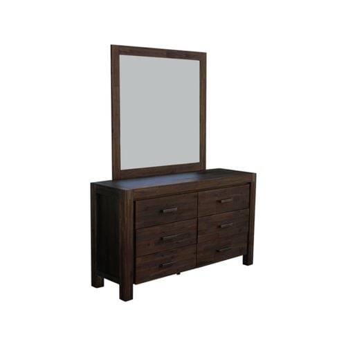 4 Pieces Bedroom Suite in Solid Wood Veneered Acacia Construction Timber Slat King Size Oak Colour Bed, Bedside Table & Tallboy
