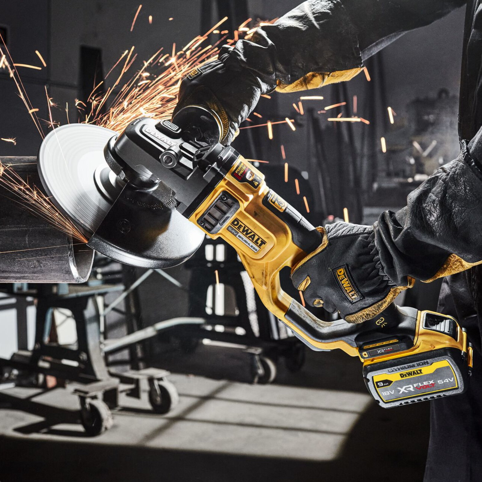 DeWALT 54V 230mm Cordless Angle Grinder DCG460N XJ Skin Only