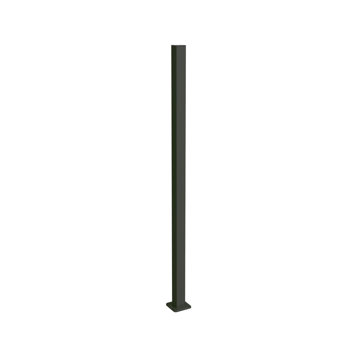 ProtectorAl 50 X 50 X 1000 Mm Woodland Grey Aluminium Garden Post 