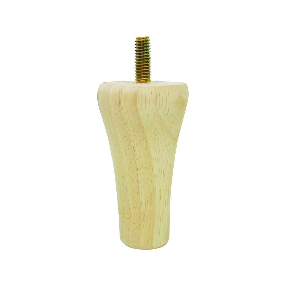 Adoored 100mm Curved Tapered Raw Wooden Leg - Bunnings Australia