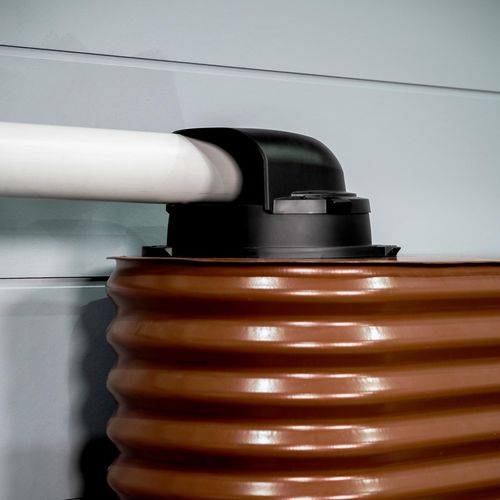 Rain Harvesting 400mm Tank Screen 360 With Hood - Bunnings Australia