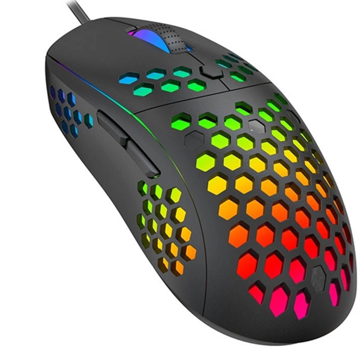 Havit MS878 RGB Backlit Light Durable Honeycomb 10000 DPI Gaming Mouse ...