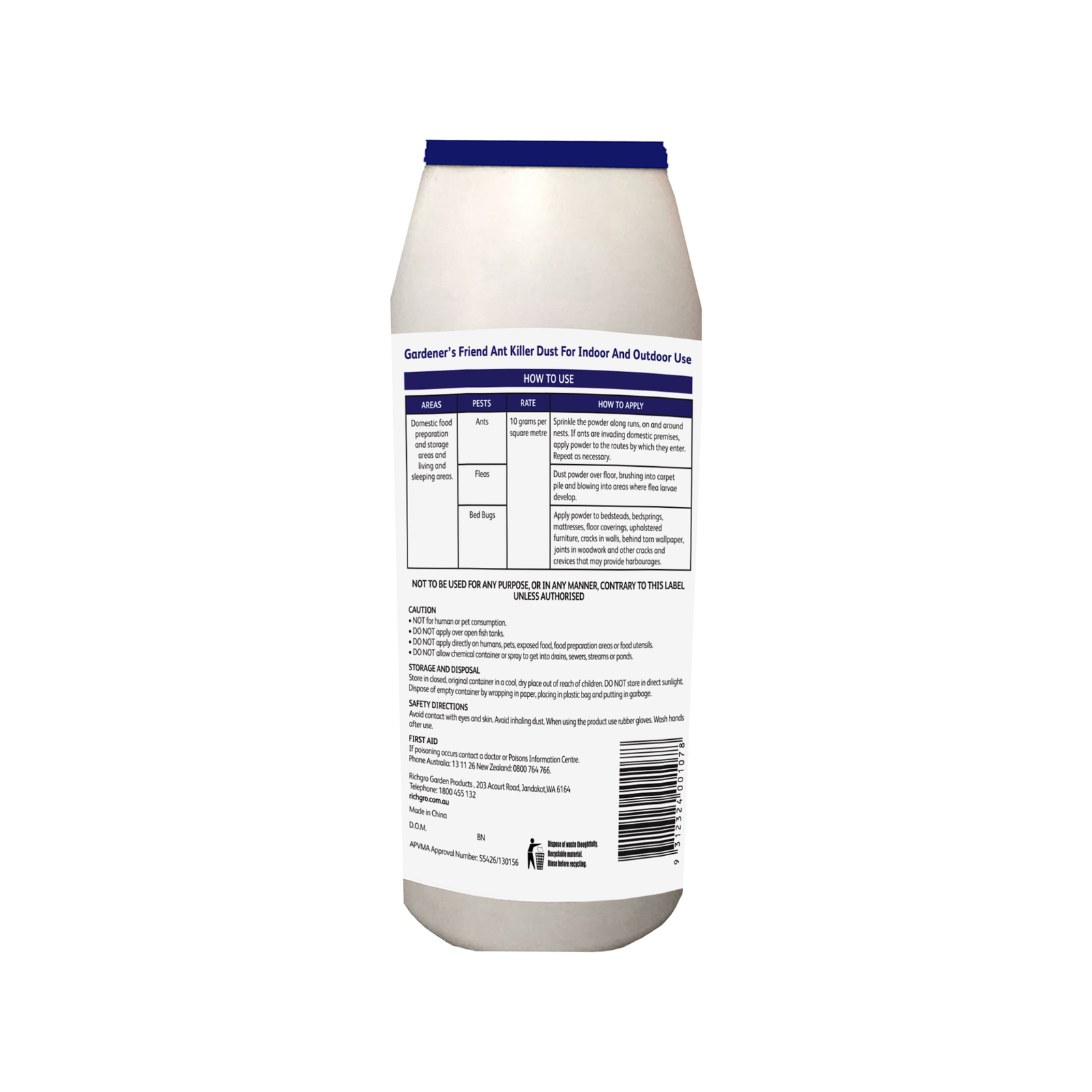 Gardener's Friend 500g Ant Killer Dust Bunnings Australia