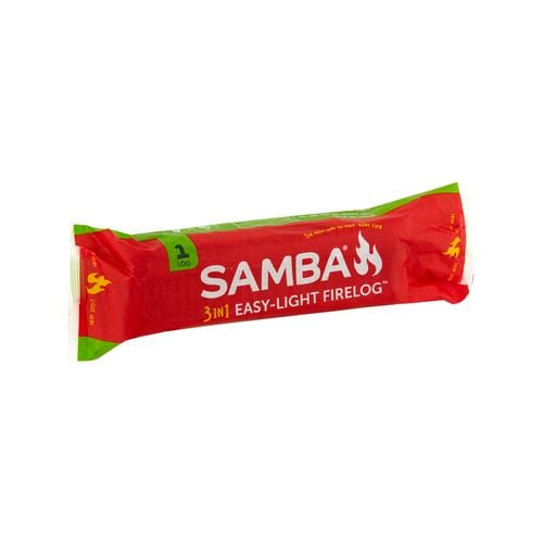Samba Single Wax Fire Log - Bunnings Australia
