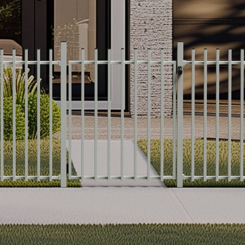 ProtectorAl 1201 - 1500mm x 1200mm Surfmist Aluminium Garden Gate ...