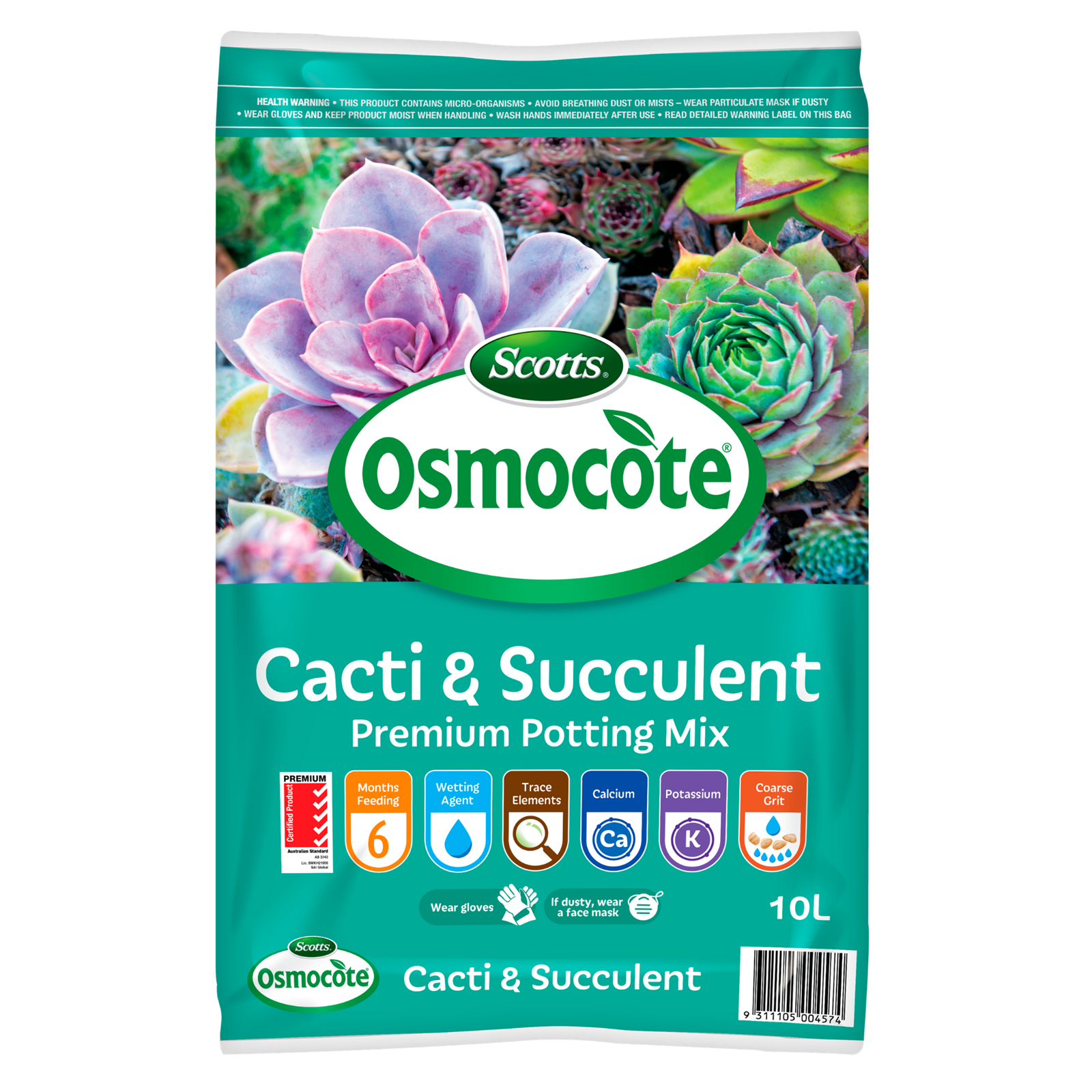 Scotts Osmocote 10L Cacti And Succulent Premium Potting Mix Bunnings 