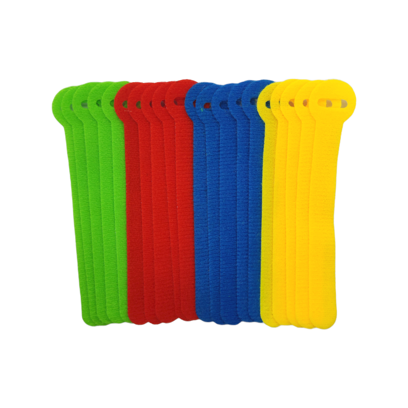 Iech - Reusable Cable Ties Strap With Double Sided Hook &ap; Loop Wire