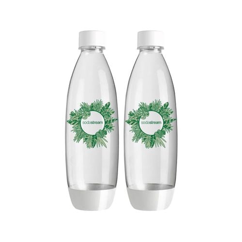 2pc SodaStream 1L Decor Edition Carbonation Bottles for Soda Maker